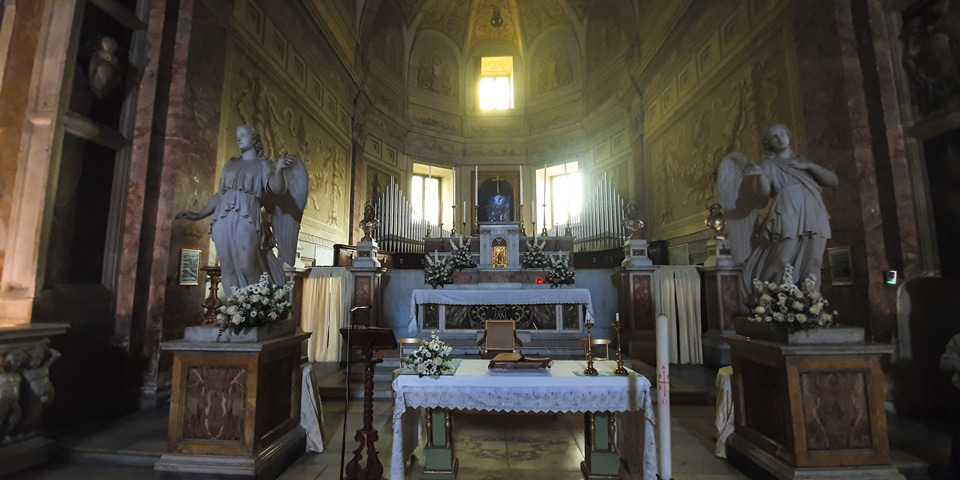Maître-autel et abside de l’église San Pietro in Montorio