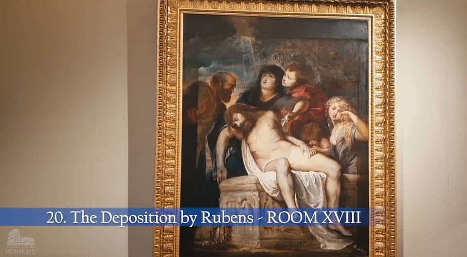 La Déposition de Rubens à la Galerie Borghèse de Rome La Déposition de Rubens à la Galerie Borghèse de Rome