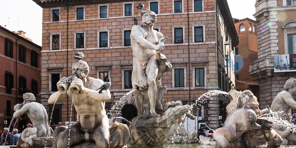 La sculpture du Maure Piazza Navona