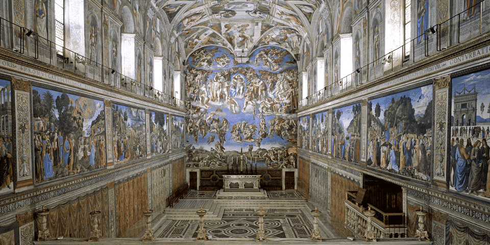 Visites de la chapelle Sixtine dans la Cité du Vatican